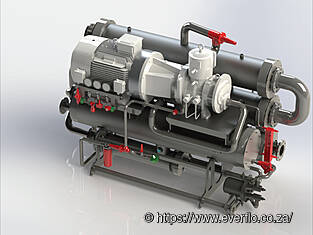 HR2 highside float regulator at a Everflo Africa chiller unit