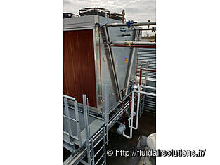 HR2 highside float regulators at Evapco ammonia v-shape condensators