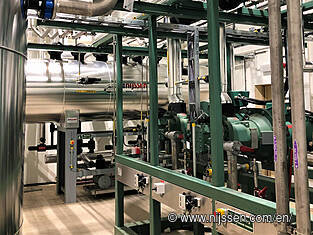 Nijssen Climate- and Refrigeration Technology NH3 Pumping Station with heat recovery and hotgas defrosting in NL