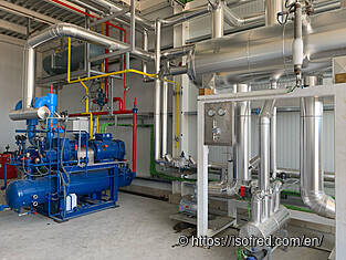 Pumpingstation at a ISFRED SL installation in Spain