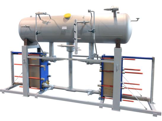WITT Plattenverdampferstation Typ PVE mit kassetenverschweißtem Verdampfern