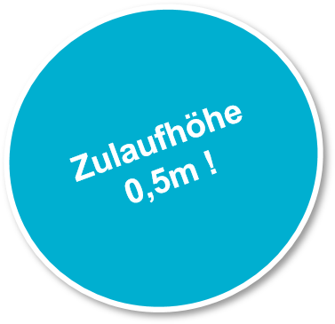 zulaufhöhe